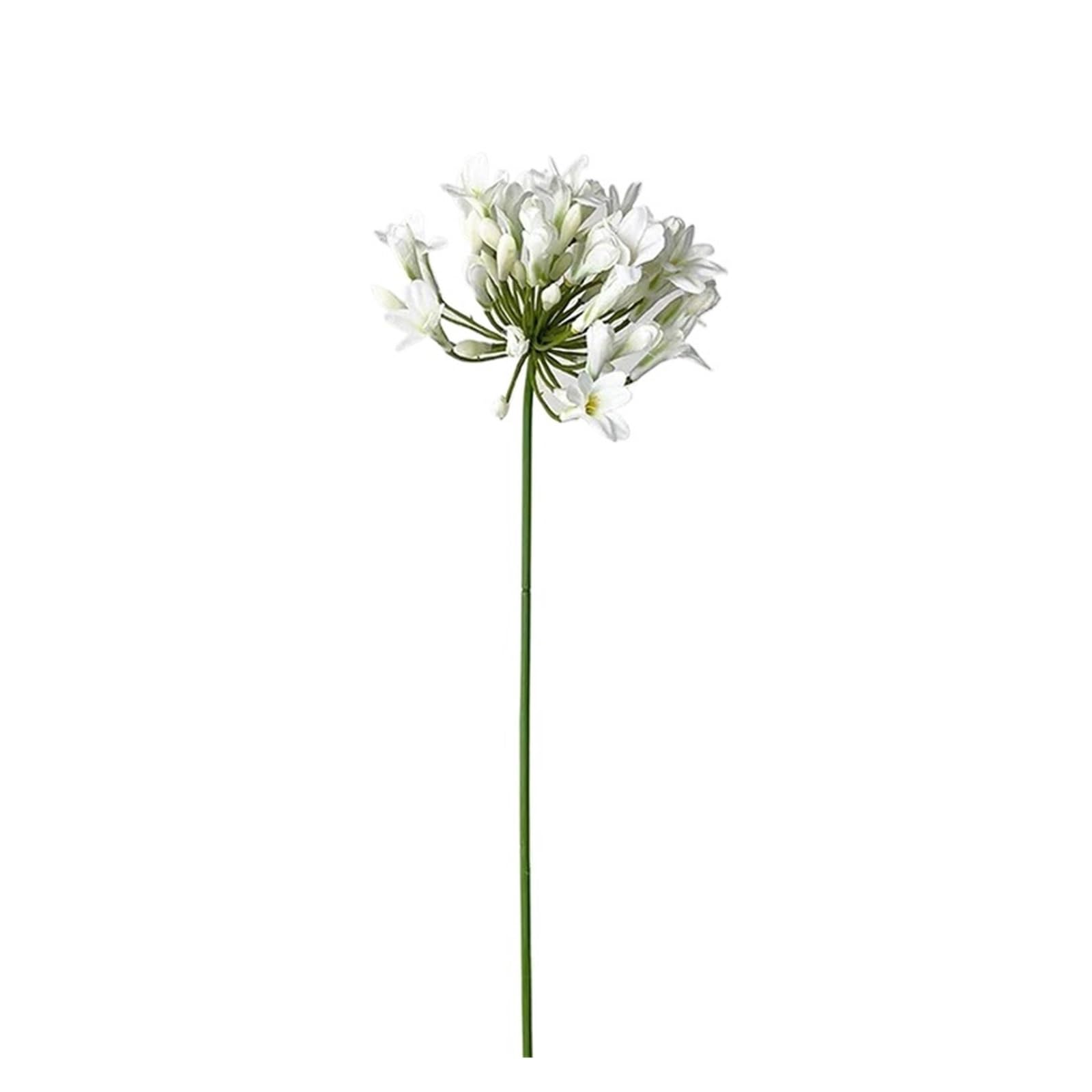 Casetlong 1PC Artificial Flower Stem Likelike For Wedding Decor Home Arrangement Floral Display White Purple(White)