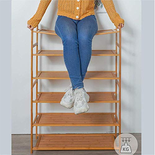 Étagère à chaussures bois modulable 6-8 niveaux, meuble de rangement extensible et empilable - 5