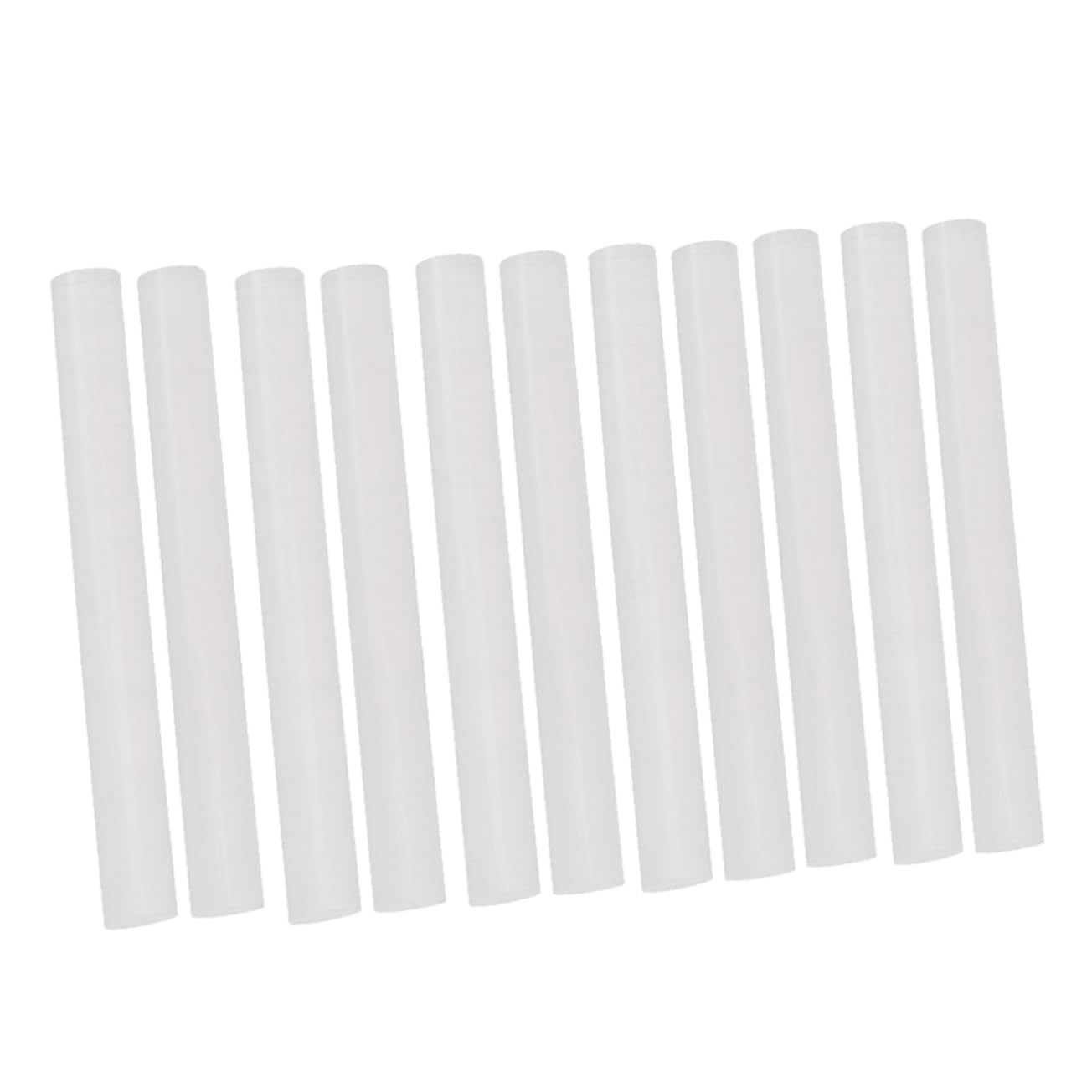 DOITOOL 50 Pack Hot Melt Glue Sticks White Adhesive Strips for Mini Glue Strong Bonding Versatile Use on Wood Metal Glass Cardboard