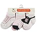 Yoga Sprout Baby Girls' No Show Socks, 6 Pack