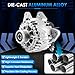 HAYIAUTO 11648 Car Alternators Fit for Nissan Rogue 2014-2020 2.5L Automotive Replacement Alternator 231004BA0A, 231004BA0B, TG12C152, 23100-4BA0A, 23100-4BA0B