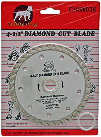 4-1/2" DIAMOND BLADE WET / DRY CUTTING