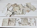 30pcs - Natural Birch Bark Sheets 1.96'x2.36' Tags for Gifts. Product Wrapping or Decorating.