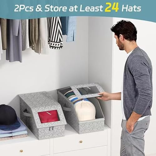 Accessoires de coiffure de baseball protégés avec cet étui de planification de chapeau pliable
