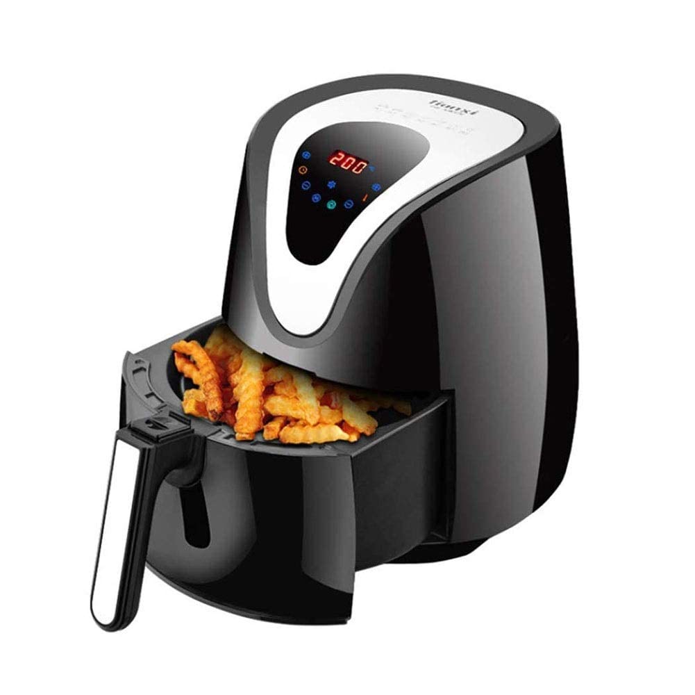 ADITAMADITAM, 2.5 Quart Electric Hot ADITAMs Oven Oilless Cooker with LCD Digital Screen and Easily Detachable Frying Pot for Healthy Oil-Free Low Fat Cooking 1230W Happy Double the comfort