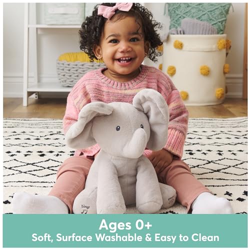 Gund 4053934 Baby Animated Flappy The Elephant Plush, Singing Stuffed Animal Baby Toy thumb #3