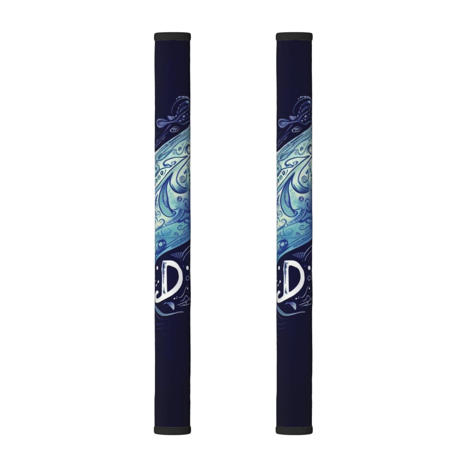 VGFJHNDF Refrigerator Door Handle Covers 2-Pack, Deep Blue Animal Whale Printed Protect and Decorate for Fridge Ovens Dishwashers