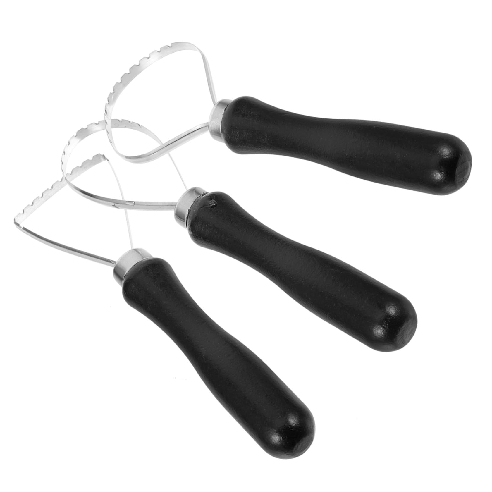 Veemoon Sculpture Making Tool 3pcs Pottery Clay Tools Unique Design for Clay Carving Pottery Model Tool Kit