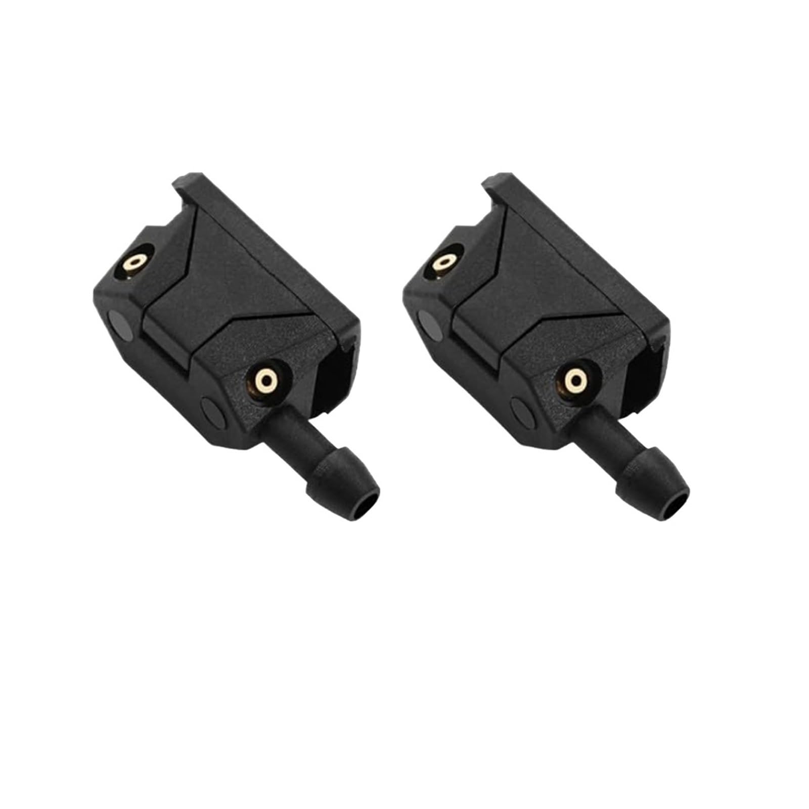 Zhlouytg 2Pcs Universal Car Windscreen Washer Wiper Blade Water Spray Jets Nozzles Front Windshield Spray Nozzles Washer Jet Kit