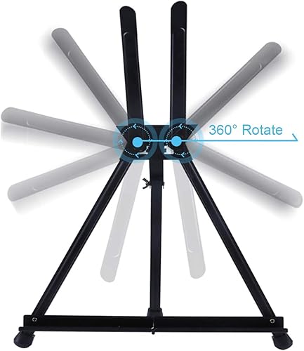 Miniatura 6 de Tosnail Caballete de mesa, caballete de arte, 4 unidades