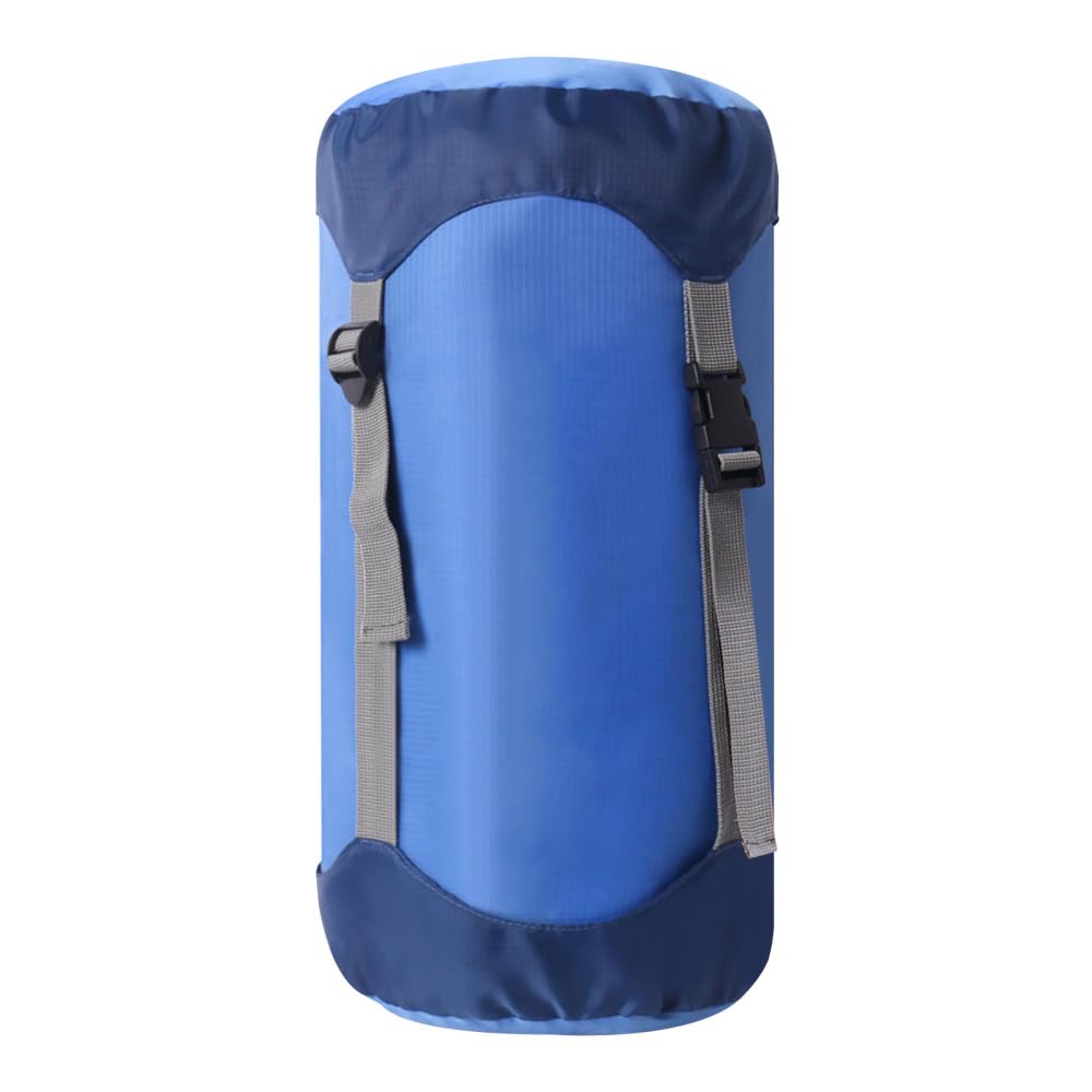 Compressione per Sacco a Pelo, 6L, 15L, 25L, 35L Sacca Stoccaggio Borsa Ultraleggero in Poliestere, Porta Sacco a Pelo Portaoggetti per Campeggio Spalla Viaggio