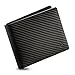 EGNT Genuine Leather Mens RFID Carbon ID Wallet Slim Credit Card Holder Minimalist