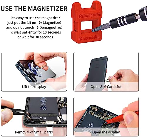 Image of Precision Screwdriver Set, SHOWPIN 122 in 1 Computer Screwdriver Kit, Laptop Screwdriver Sets with 101 Magnetic Drill Bits, Electronics Tool Kit Compatible for Computer, Tablet, PC, iPhone, PS4 Repair