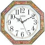 pendule vedette ancienne Pendule décor fleuri et doré