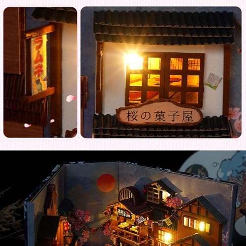 Accesorios de montaje a mano de calle japonesa para regalar en Navidad 3