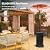 EAST OAK 55,000 BTU Propane Patio Heater with Round Table & Stainless Steel Burner, Outdoor Heater with Wheels, Ideal For Large Patios, Gardens, Outdoor Events, Commercial Use, Black