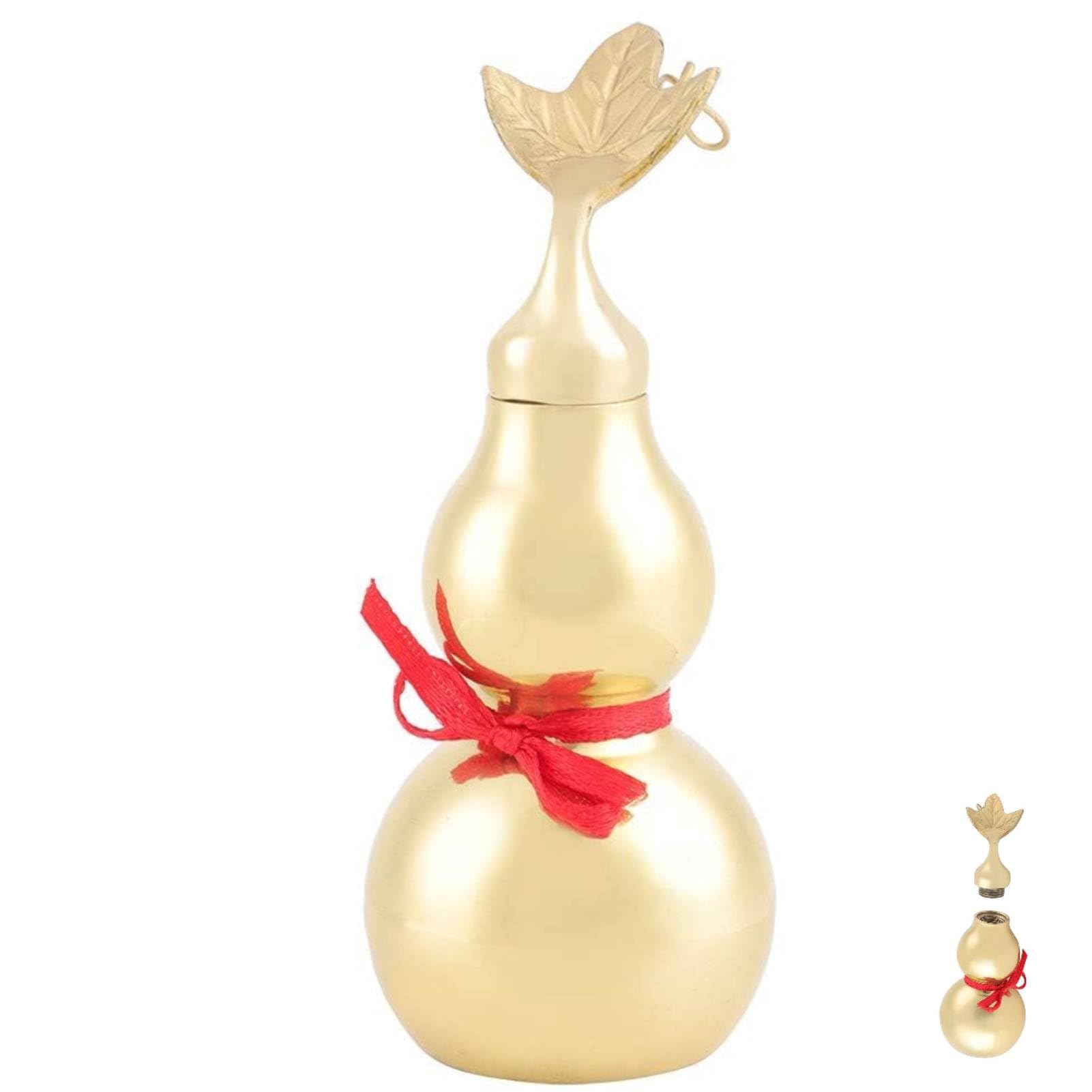 Statuette Feng Shui Wu Lou en laiton pour attirer la chance et la longévité