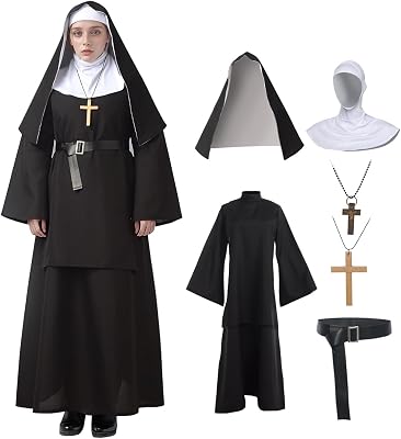 nun dress Spiritual White Habit Designed for Devotion Cincture Belt Fit Check Trends: Nun Edition