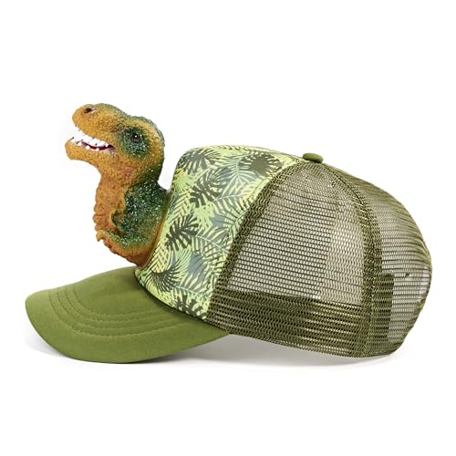 Image of Funny 3D Animal Trucker Hat, Adjustable Mesh Snapback Cap for Men & Women