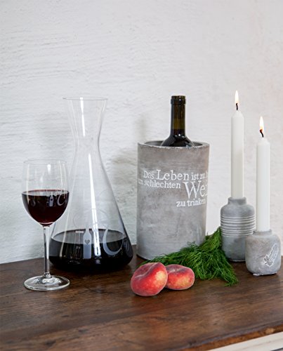 Foto von Räder Vino Beton Weinkühler Das Leben ist zu kurz