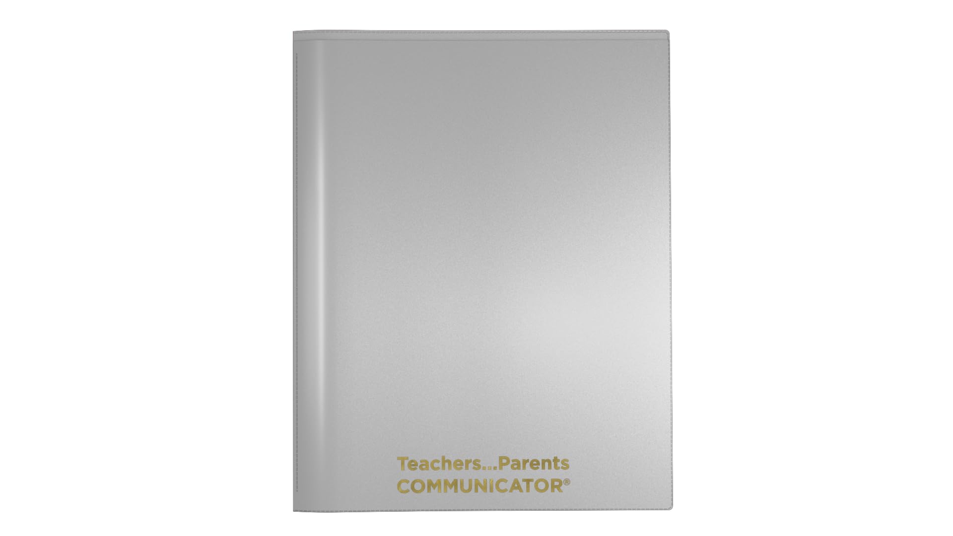 Nicky's Folders® English Communicator, Parent-Teacher Folder, Patented Tear-Resistant Flexible Plastic 2 Inside Pockets, 2 Exterior Sleeves, Letter