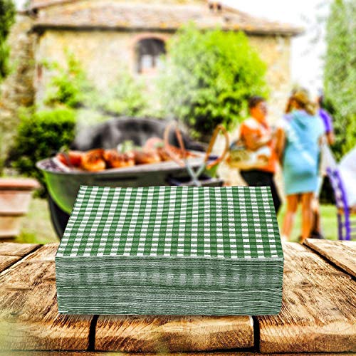 Gatherfun-Disposable-Napkins-Paper-Green-Plaid-for-Saint-Patricks-Day-Party-3-Ply-pack-of-50 Gatherfun Disposable Napkins Paper Green Plaid for Saint Patricks Day Party 3 Ply pack of 50