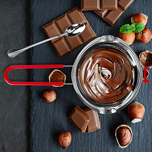 image for 680ML 304 Double Boiler Pot with Heat Resistant Handle,BOBIPRO Stainle