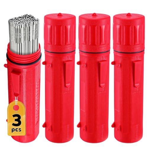 3 Pcs Electrode Rod Storage Tube 14 Inch Welding Rod Storage Airproof Welding Rod Container Waterproof Welding Rod Holder for Welding Rod Canister