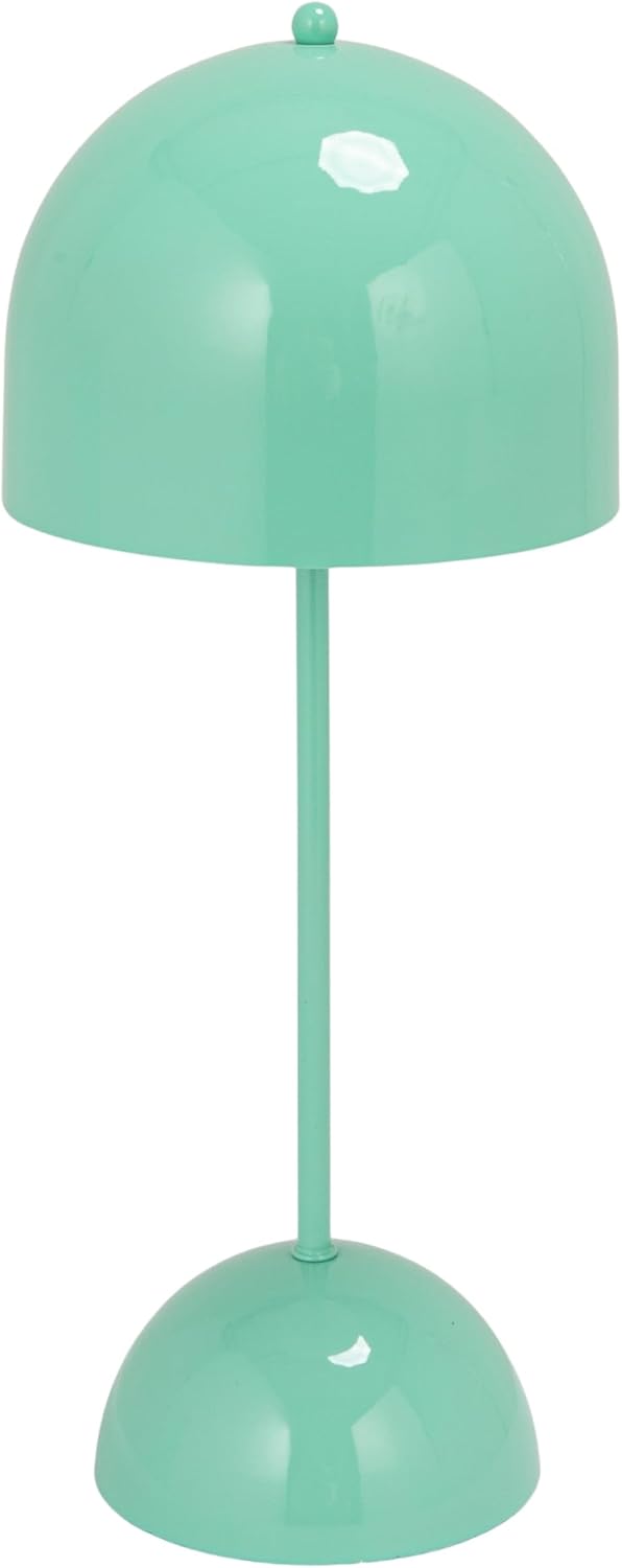 Creative Co-Op Large Metal LED Table Lamp with Inline Switch, Green Finish