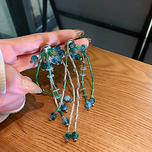 Geometric Drop Statement Earrings Acrylic Fireworks Stud Earring Leaf Dangle Earrings Jewelry Gifts