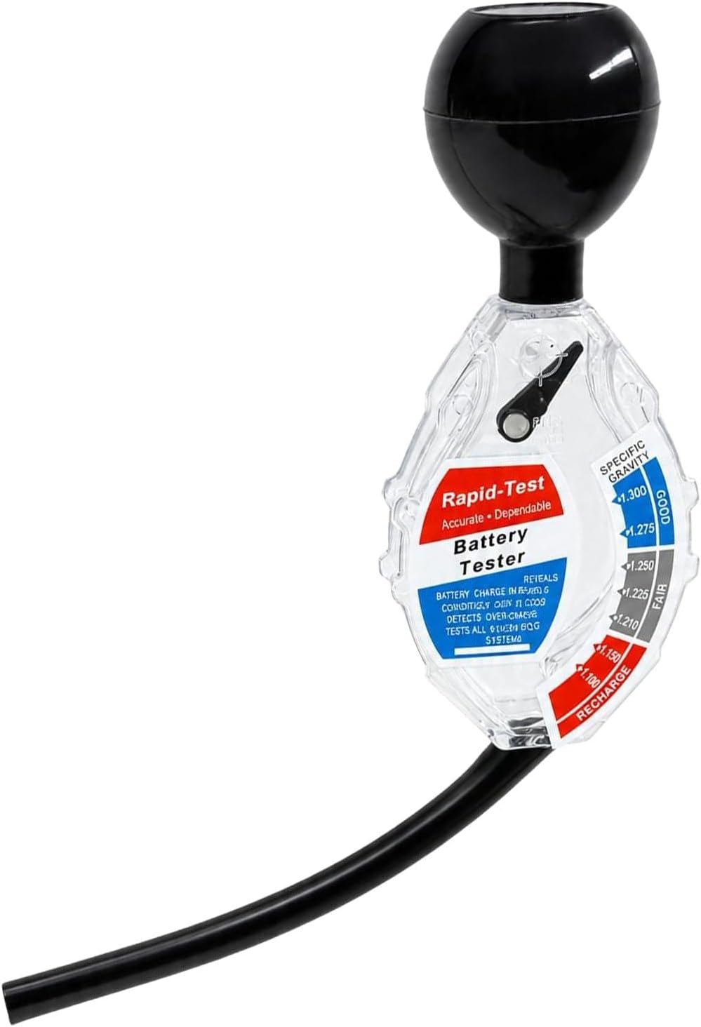 Car Battery Hydrometer Tester, Deep Cycle Automotive Battery Acid Quality Analyzer Acid Tester, Professional Batteries Liquid Densitometer Detection Tool for 6V 12V 24V Vehicle
