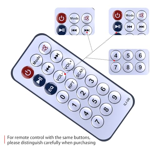 Télécommande de rechange pour animer vos soirées avec Pyle BT PPHP1548B