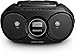 Philips Portable CD Player Boombox Radio CD Player Combo for Home, Stereo Sound Speakers and MP3/CD-R/RW Compatible, Programmable CD Player with FM Radio/USB/Headphone Jack/AUX Input