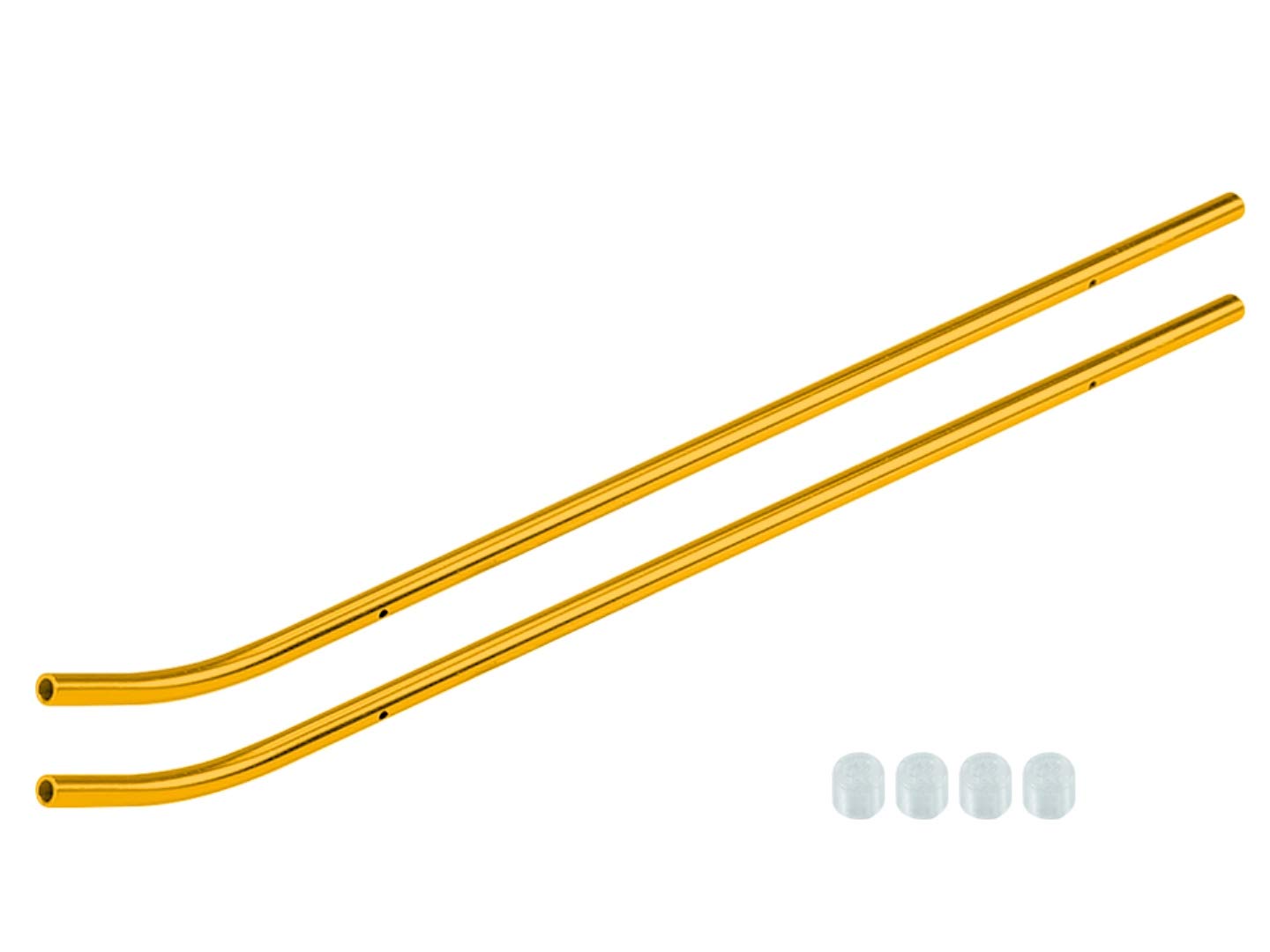 Microheli Aluminum Landing Skids (Gold)(for MICROHELI Landing Gear - Blade 230S)