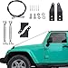 BORDAN Limb Risers Kit for Jeep Wrangler JK 2007-2017 Through the Jungle Protector Obstacle Eliminate Rope-2 PCS