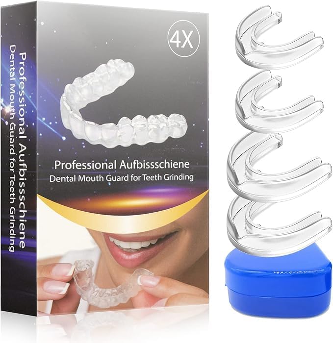Protector bucal para rechinar los dientes, protector bucal para apretar los dientes por la noche, nuevo protector nocturno dental mejorado detiene