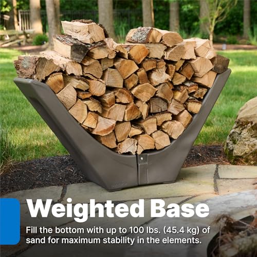 Step2 Longhorn Firewood Rack – Firewood Nest – Log Holder for Outdoor or Indoor Use – Ideal and Elegant Wood Storage Solution for Fire Pits, Fireplaces, Wood Burning Stoves, and More – Easy Assembly - image 6