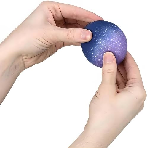 Miniatura 3 de Rhode Island Novelty Bolas antiestrés de espuma Galaxy de 2 pulgadas, 50 bolas por pedido