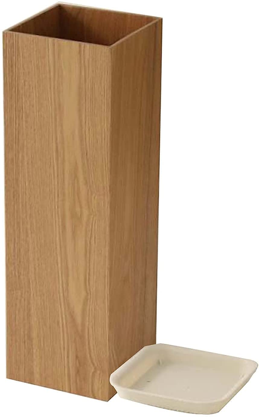 XDLEDMKIZ Umbrella Stands,Umbrella Stand,Umbrella Stand Nordic Style Retro,Wood Grain Umbrella Bucket with Independent Drip Tray/Style1/Style2