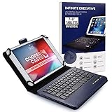 IDEAL ZUM SCHREIBEN BEI DER ARBEIT, IN DER SCHULE, AUF REISEN ODER ZU HAUSE – Sie können das Tablet bequem aufstellen und sich so auf Ihre Arbeit konzentrieren, lesen, Videos ansehen und wie auf einem normalen Laptop tippen. Für jedermann geeignet, egal ob für Erwachsene, Studenten, Jungen, Mädchen oder Schülerinnen und Schüler. Wiegt so viel wie eine Schallplatte: 280 g.