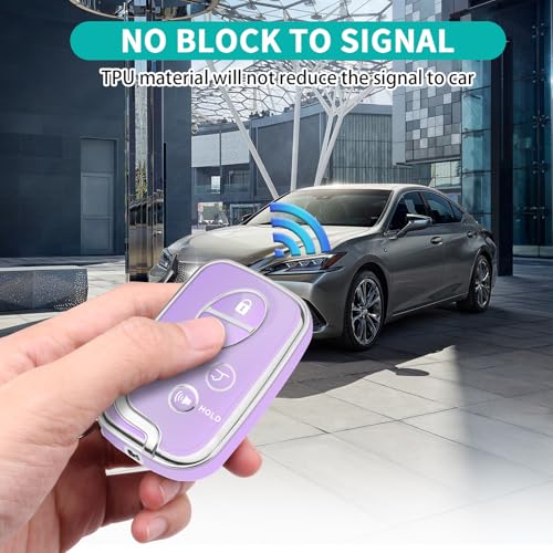 Image of MILD EAST for Lexus Key Fob Cover with Keychain