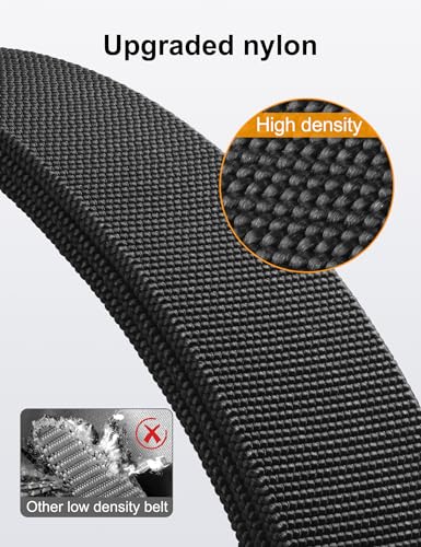 JUKMO Men's Tactical Belt Quick Release Nylon Web for Military Golf Hiking Rigger Heavy Utility Duty Work in Gift Box4
