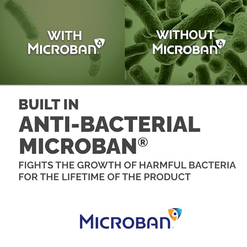 Fellowes Mouse Mat with Non-Slip Rubber Base - Mouse Pad with Antibacterial Protection - Suitable for Both Optical and Laser Mice - 199 x 232 x 2mm - Black - Image 2