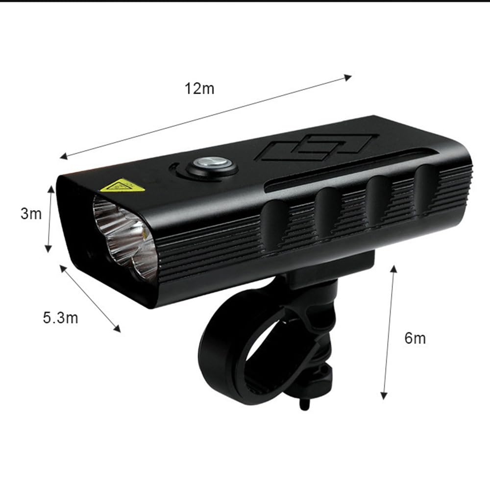 Fari per Bicicletta 5T6 Illuminazione Notturna per Esterni Fari rotanti Accessori per Ciclismo
