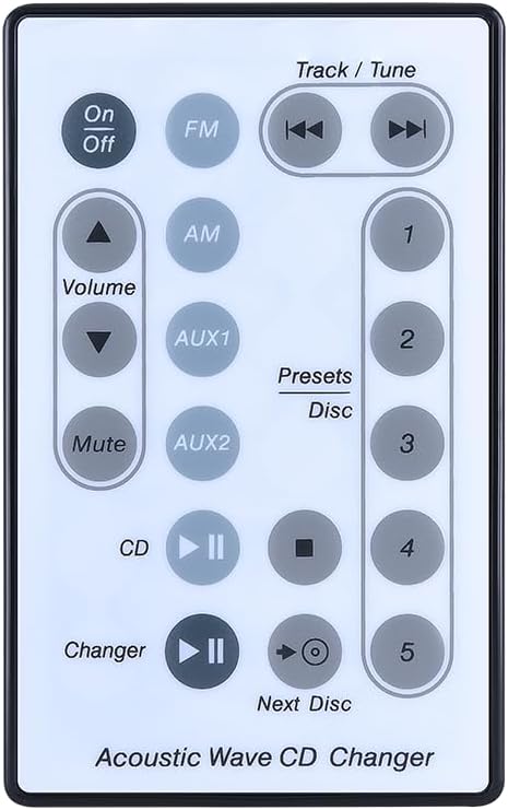 Telecomando A9 Adatto Per Bose Acoustic Wave Music System CD-3000