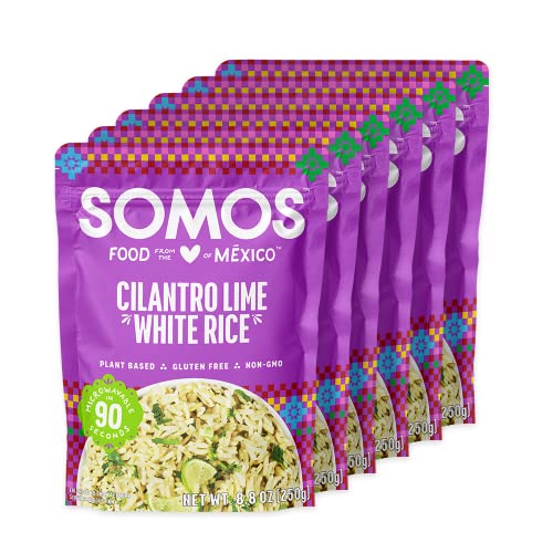 SOMOS Cilantro Lime White Rice Gluten Free, NonGMO, Vegan & Gourmetian