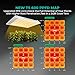 MARS HYDRO TS600 100W LED Grow Light for Beginners, New Diodes Layout Full Spectrum Growing Lamps for Indoor Plants Hydroponic Seed Starting Vegetables Bloom in 2x2 Grow Tent