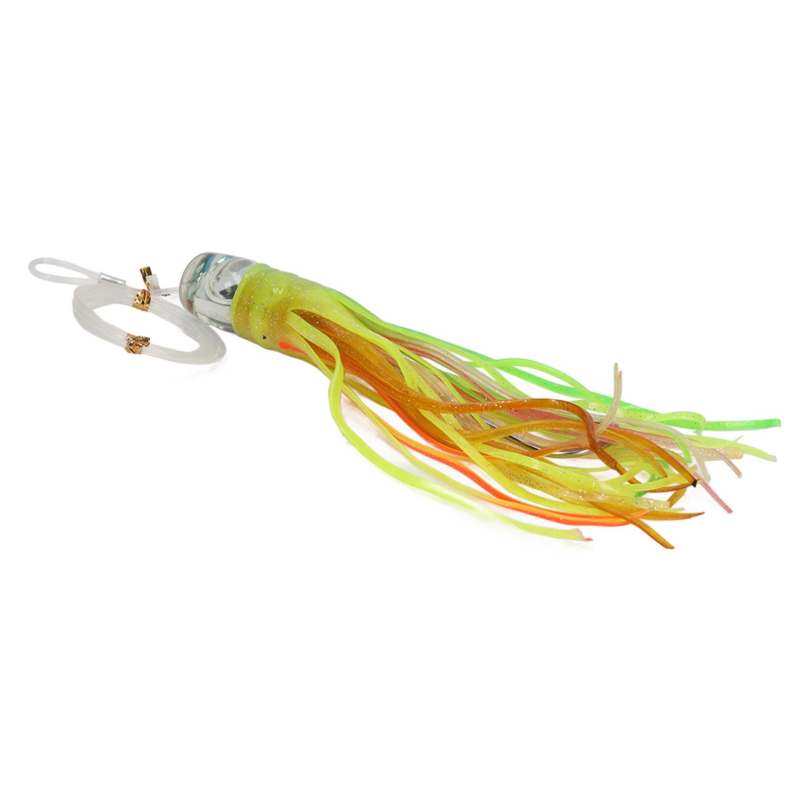 Leurre Souple Pêche Traîne 21 Cm – 100 G, Yeux 3D, Résine, Pour Thon, Bar, Saumon, Bateau Haute Mer
