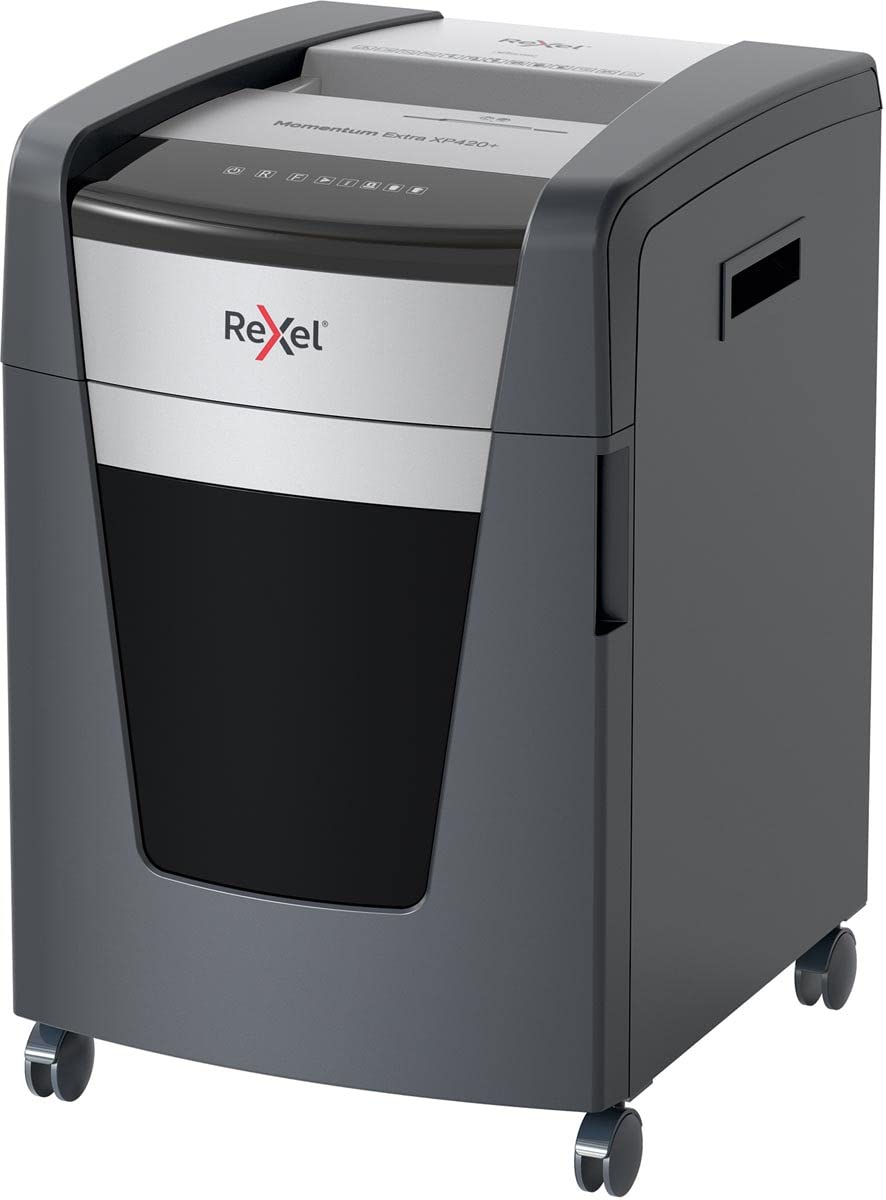 Distruggidocumenti Rexel Momentum X308 - Taglio A Frammenti P-3, 9 Fogli, 15 Litri, Per Casa
