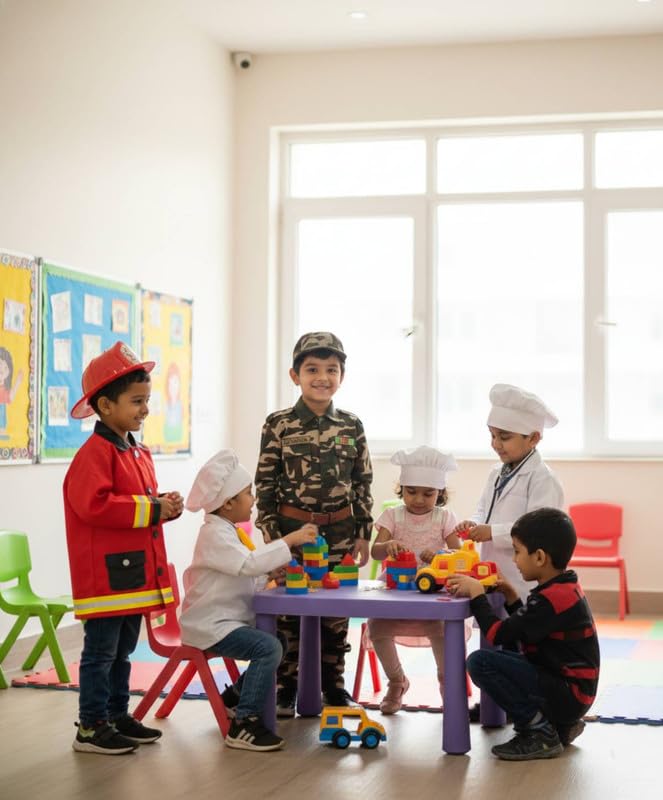 Image of FancyDressWale Community Helper & Career Role Play Costume for Fancy Dress Pilot, Navy, Army, astronaunt, Police Costumes